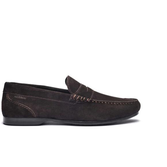 Mens Sebago Bryon Brown Suede Penny Loafers, Size 12 EUC! - Picture 1 of 6